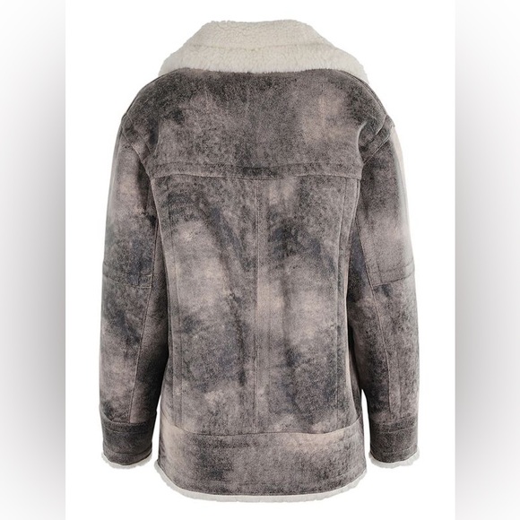 Stand Studio Louisa Shearling Jacket 36 - Picture 7 of 12